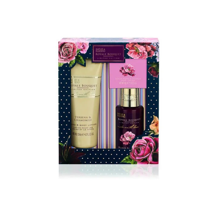 Baylis & Harding Royale Bouquet Blue Set 3 Parti Lusso