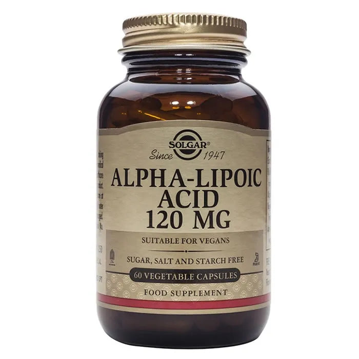 Solgar Acido Alfa Lipoico 120mg 60 Capsule