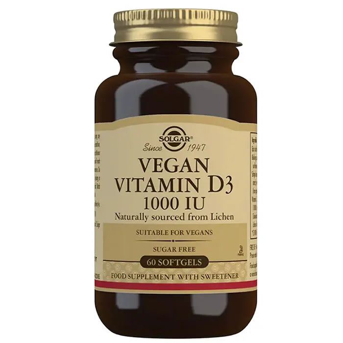 Solgar Vitamina D3 1000UI 60 Capsule Molli