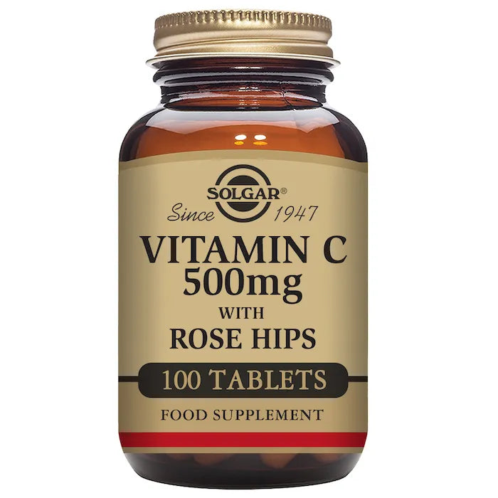 Solgar Vitamina C Rose Hips 500mg 100 Compresse
