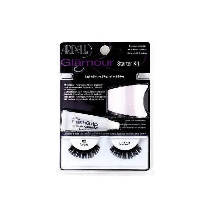 Ardell Glamour Lashes 101 Demi Black - Ciglia Artificiali Set 3