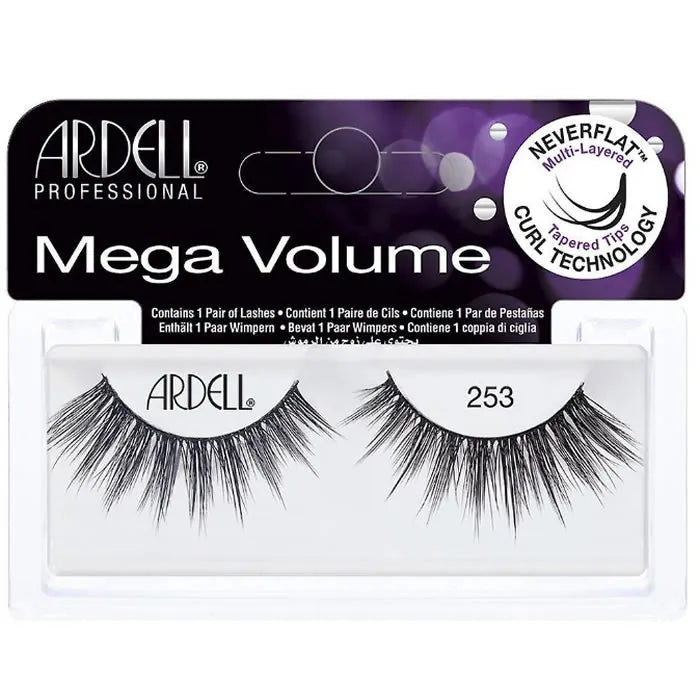 Ardell Mega Volume Lashes 253 - Ciglia Artificiali Voluminose
