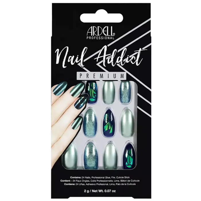 Ardell Nail Addict Unghie Finte Glitter Chrome