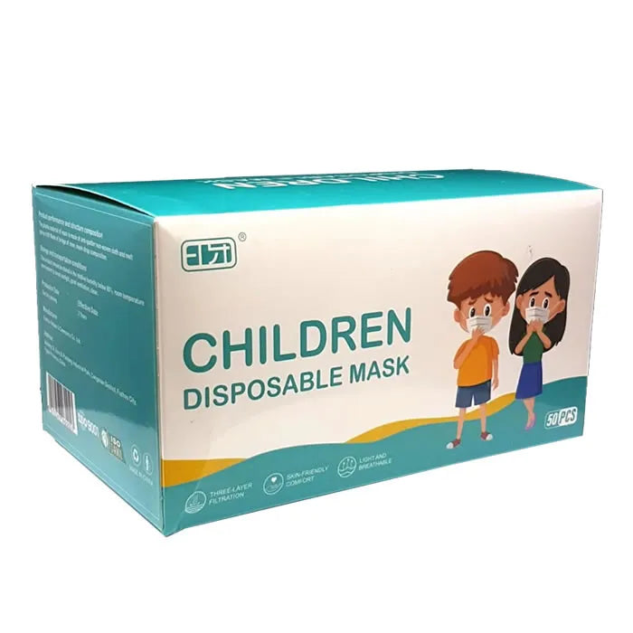Maschera blu monouso per bambini 50 unità