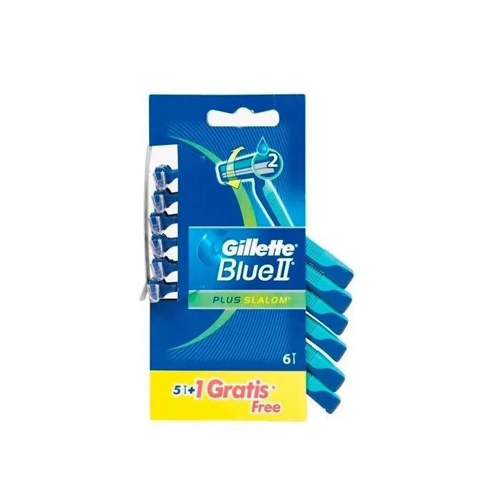 Gillette Blue II Plus Slalom 6 Unità