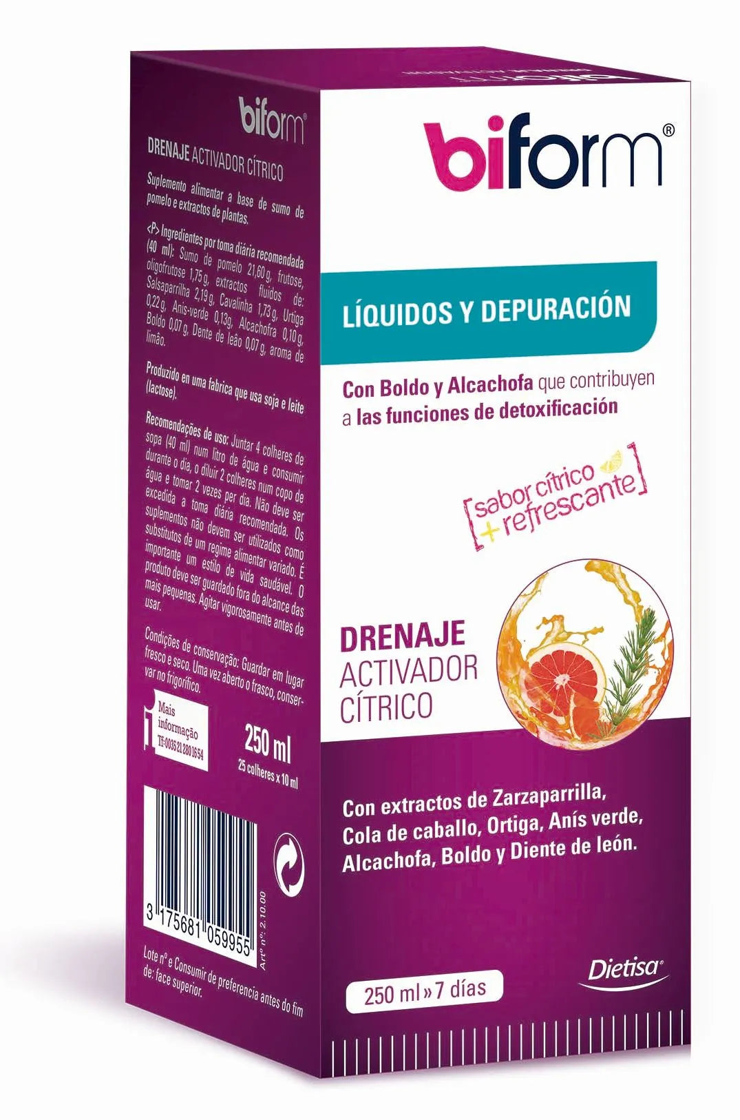 Biform Drenaggio Citrico 250 ml - Integratore Drenante