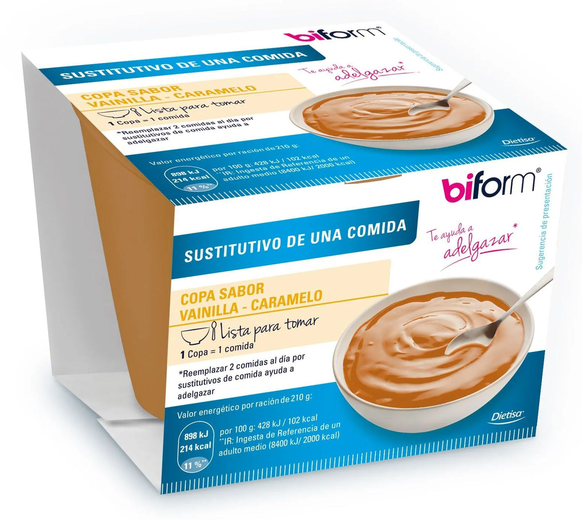 Biform Copa Vainilla-caramelo 210 g - Integratore Dimagrante
