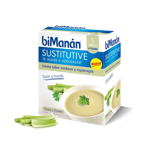 Bimanán Crema Sostitutiva Verdure Asparagi 5x330 g
