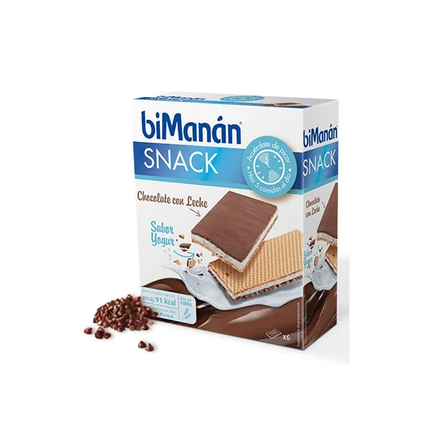 Bimanán Snack Sostitutivo Cioccolato al Latte e Yogurt 120 g