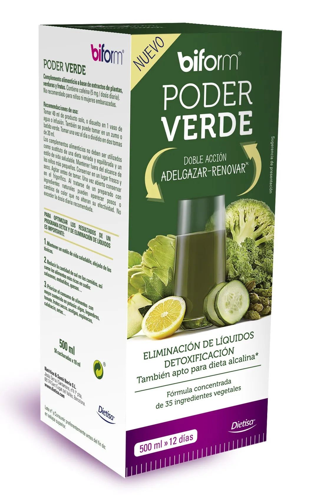 Biform Potere Verde 500 ml - Integratore Drenante
