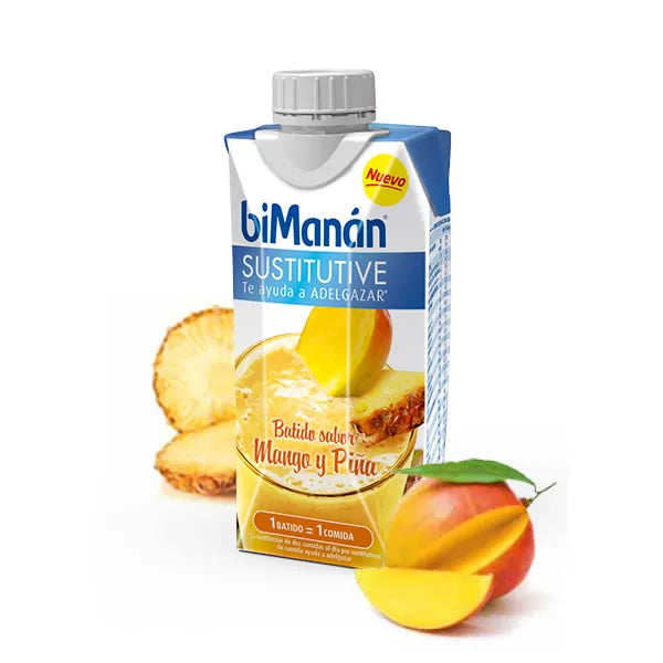 Bimanán Frullato Sostitutivo Mango e Ananas 330 ml