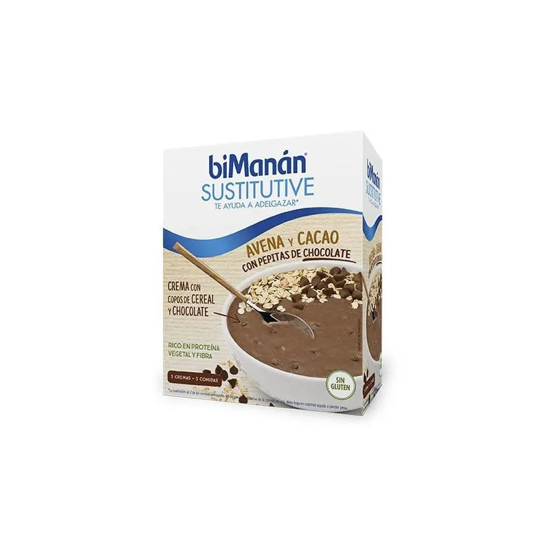 Bimanán Crema Sustitutiva Avena e Cacao 275 g