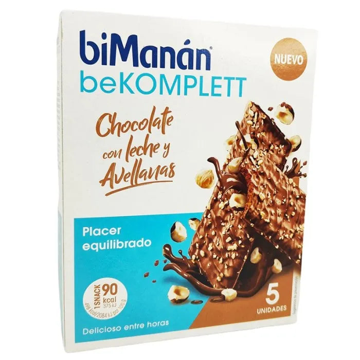 Bimanán Barretta Nocciola Cioccolato 5 Unità - Integratore