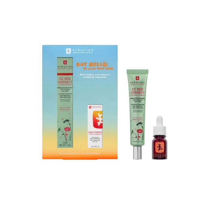 Erborian CC Red Correct 45ml Set 2 Pezzi