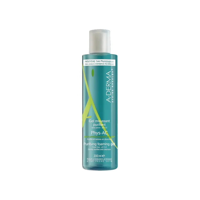 A-derma Phys-ac Gel Limpiador Purificante 400 ml