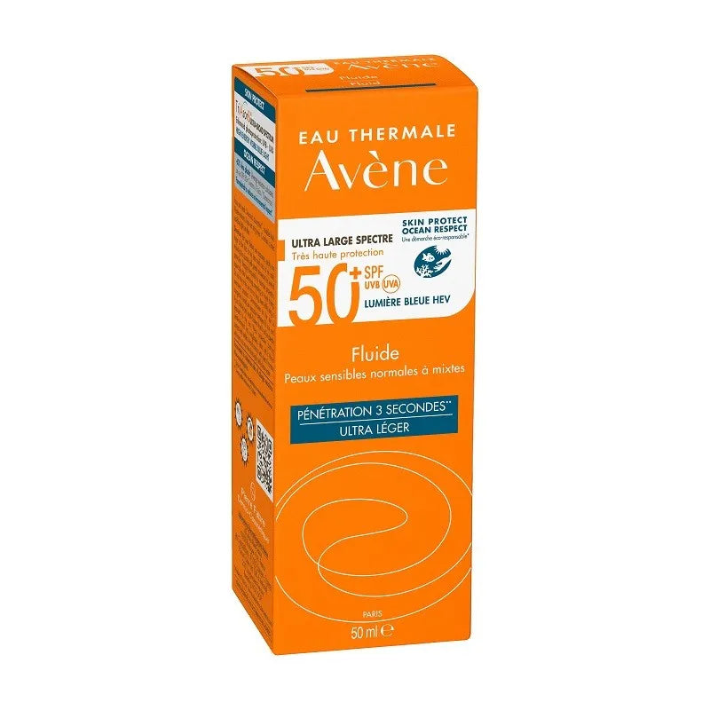 Avène Fluido Solare Viso Tocco Secco spf 50+ Pelle Normale Mista