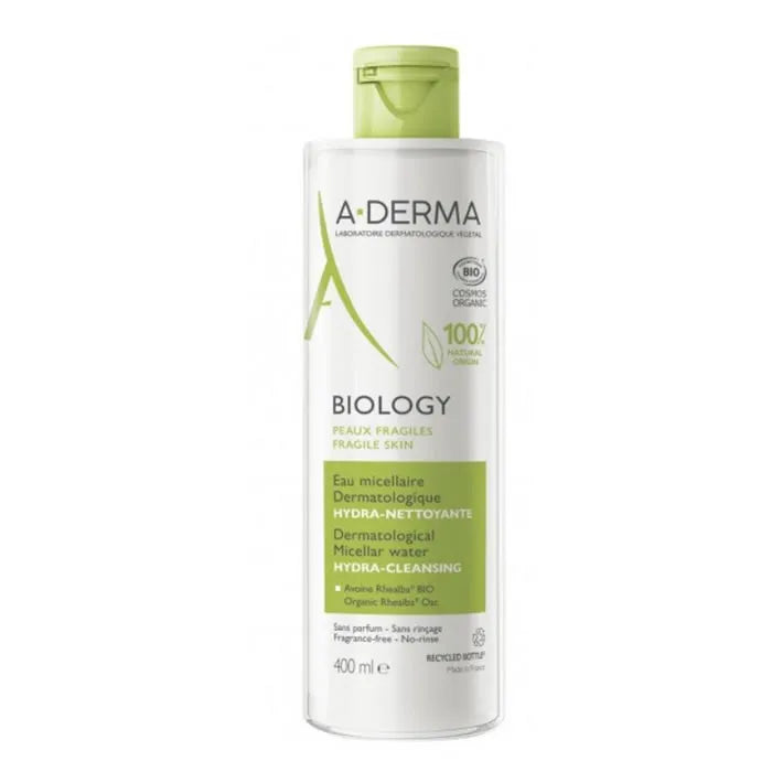 A-derma Acqua Micellare 400 ml - Detergente Viso Delicato