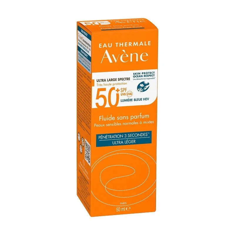 Avène Fluido Inodore spf 50+ Protezione Solare 50 ml