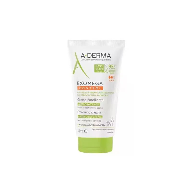 A-derma Exomega Control Crema Emolliente Antigraffio 50 ml