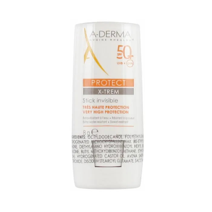 A-derma Protect Stick Invisible X-trem Solare spf 50+ 8 g