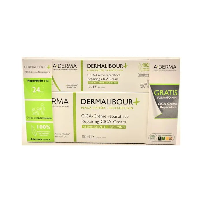 A-derma Dermalibour+ Cica Crema Riparatrice 100 ml Set 2