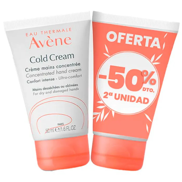 Avène Crema Fredda Rete 2x50 ml - Idratazione Pelli Sensibili