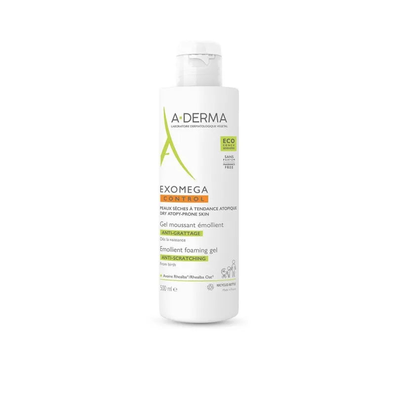 A-derma Exomega Control Gel Spumoso Emoliente 500 ml