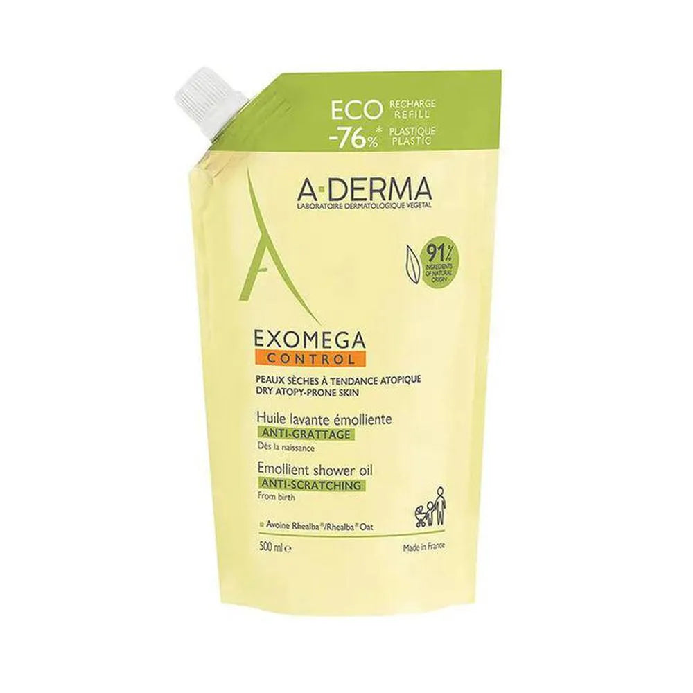 A-derma Exomega Control Olio Detergente 500 ml Ricarica