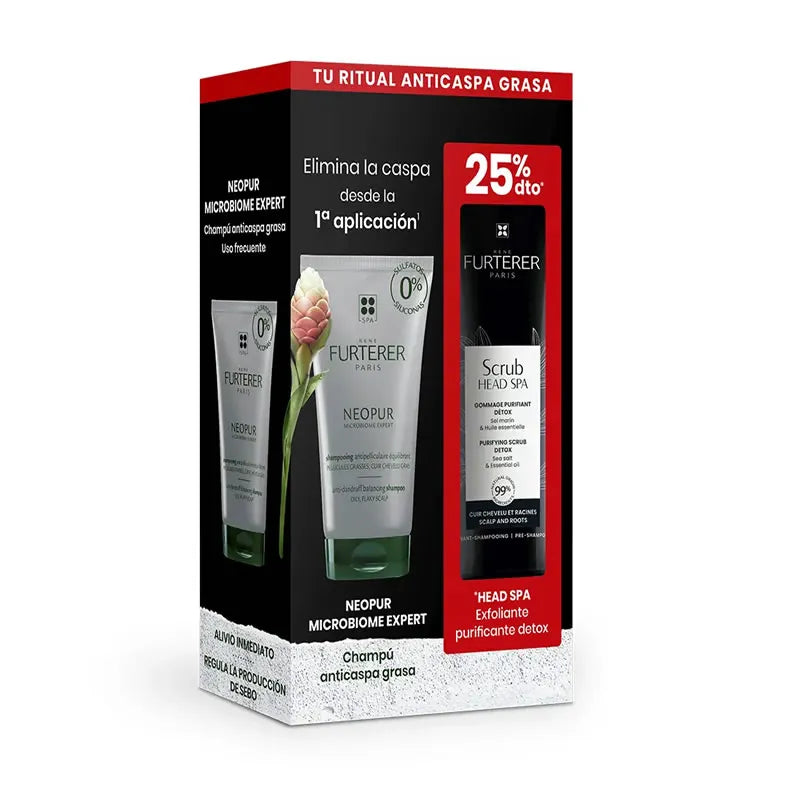 Rene Neopur Rituale Antiforfora Grassa Set 2 Pezzi 150ml
