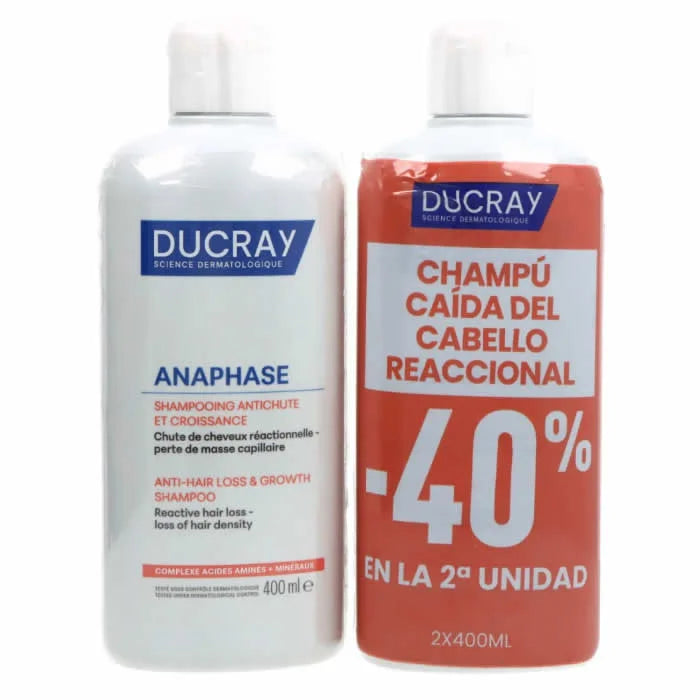 Ducray Anaphase Reactive Hair Loss Shampoo 2x400ml