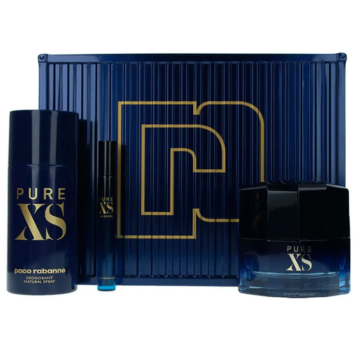 Paco Rabanne Pure XS Eau De Toilette Spray 50ml Set 3 Parti 2019