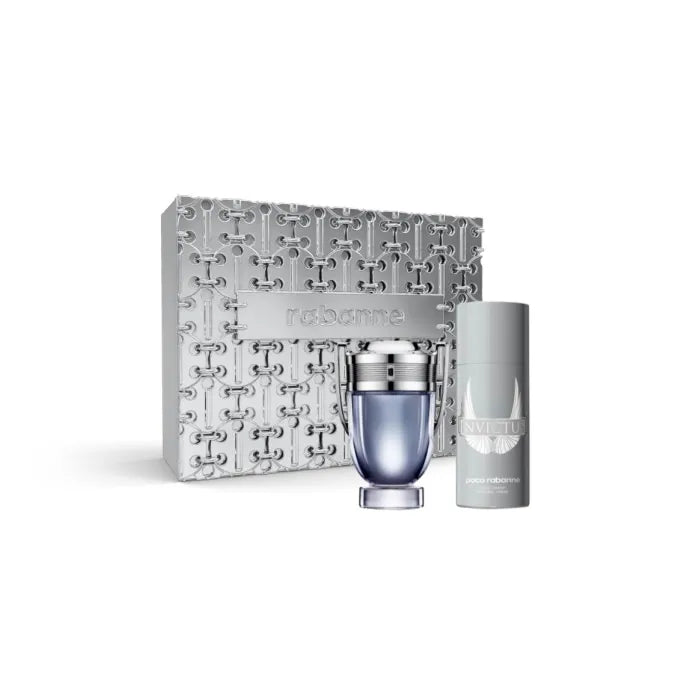 Paco Rabanne Invictus Eau De Toilette Spray 100ml Set 2 Parti