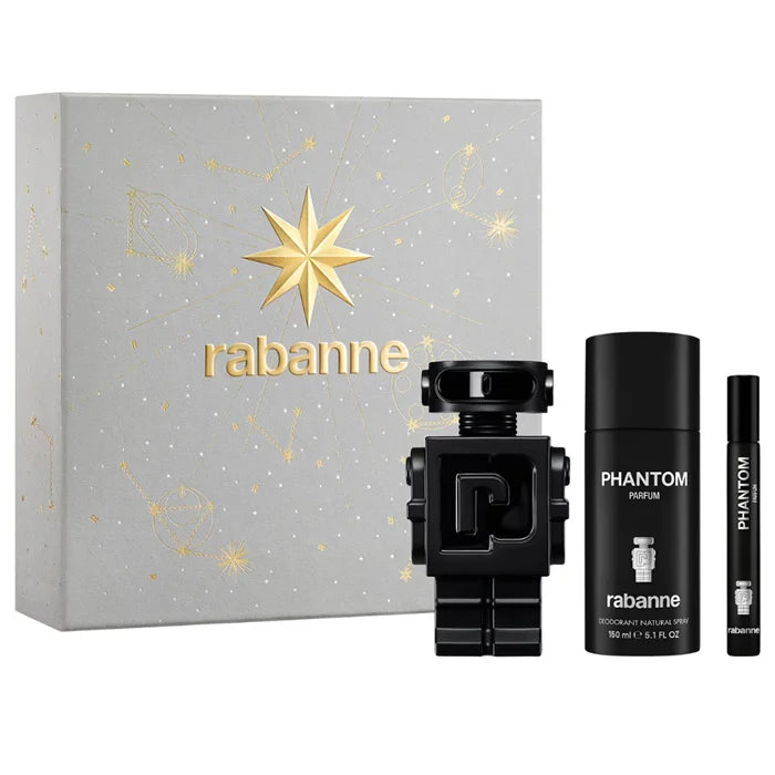 Rabanne Phantom Eau De Parfum Spray 100ml Set 3 Parti