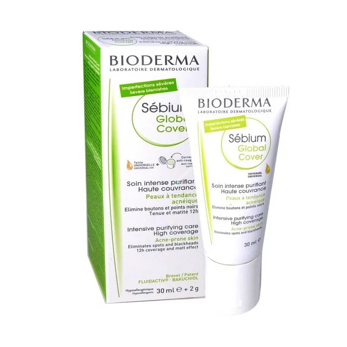 Bioderma Sebium Global Cover 30 ml - Detergente Viso
