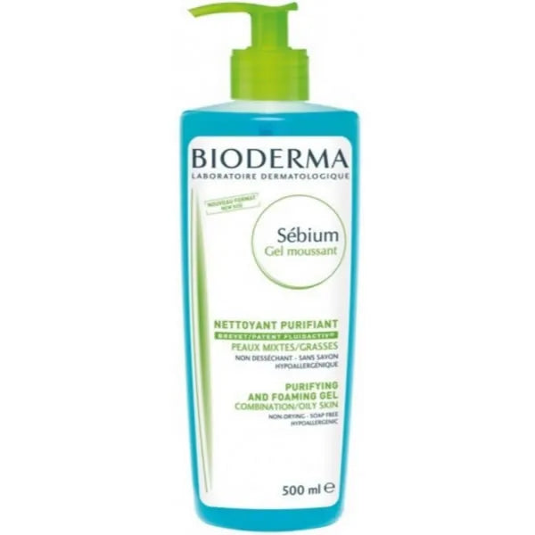 Bioderma Sébium Moussant 500 ml - Detergente Viso