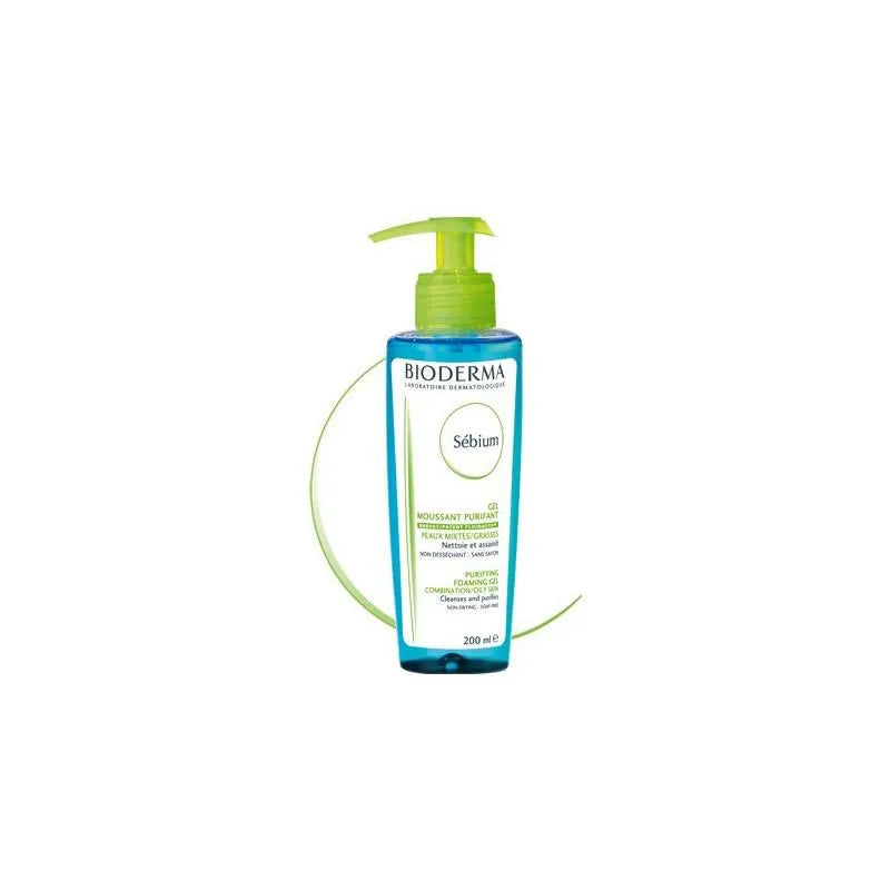 Bioderma Sebium Gel Moussant 200 ml Detergente Viso