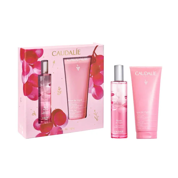 Caudalie Rose De Vigne Eau Fraiche Spray 50ml Set 2 Parti