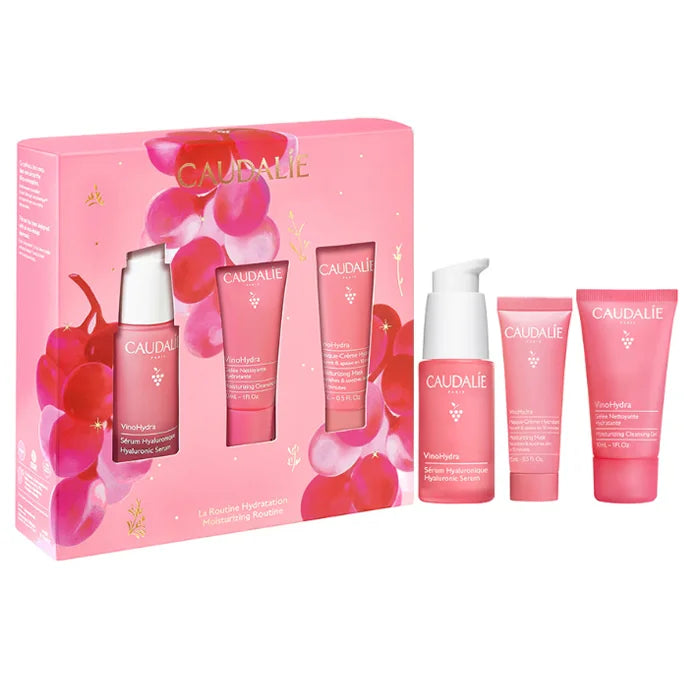 Caudalie VinoHydra Hyaluronic Serum 30ml Set 3 Parti