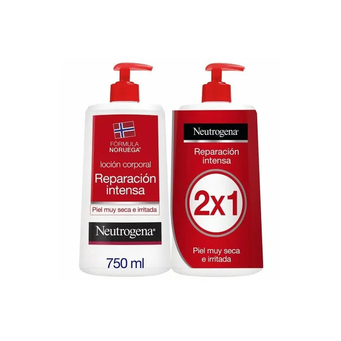 Neutrogena Intensa Lozione Per Il Corpo Riparatrice 750ml+750ml