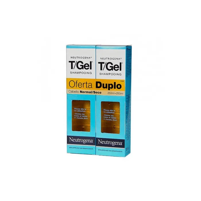 Neutrogena T/Gel Shampoo Antiforfora Normale-Secco 2 x250ml
