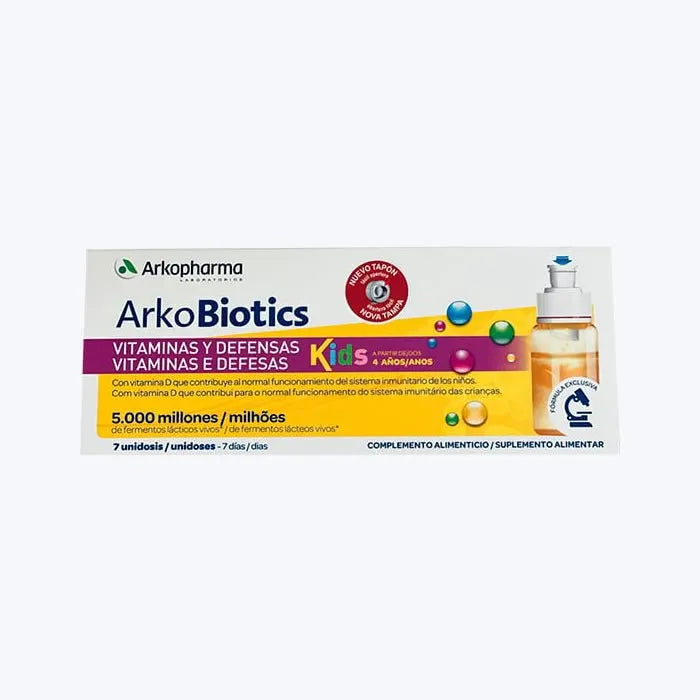 Arkobiotics Vitamine e Difese Bambini 7 Dosi Naturali