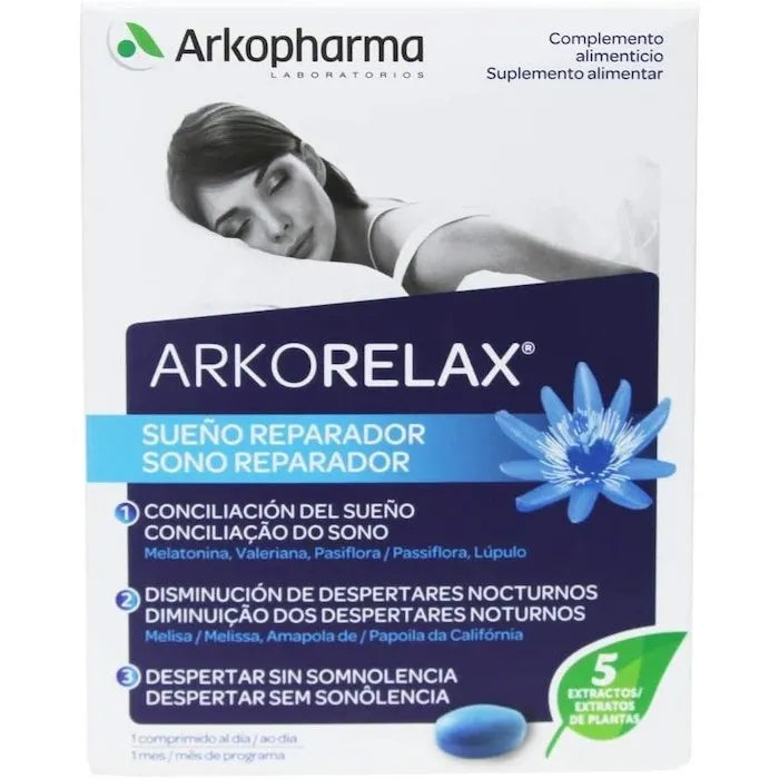 Arkorelax Piante del Sonno + Melatonina 30 Compresse