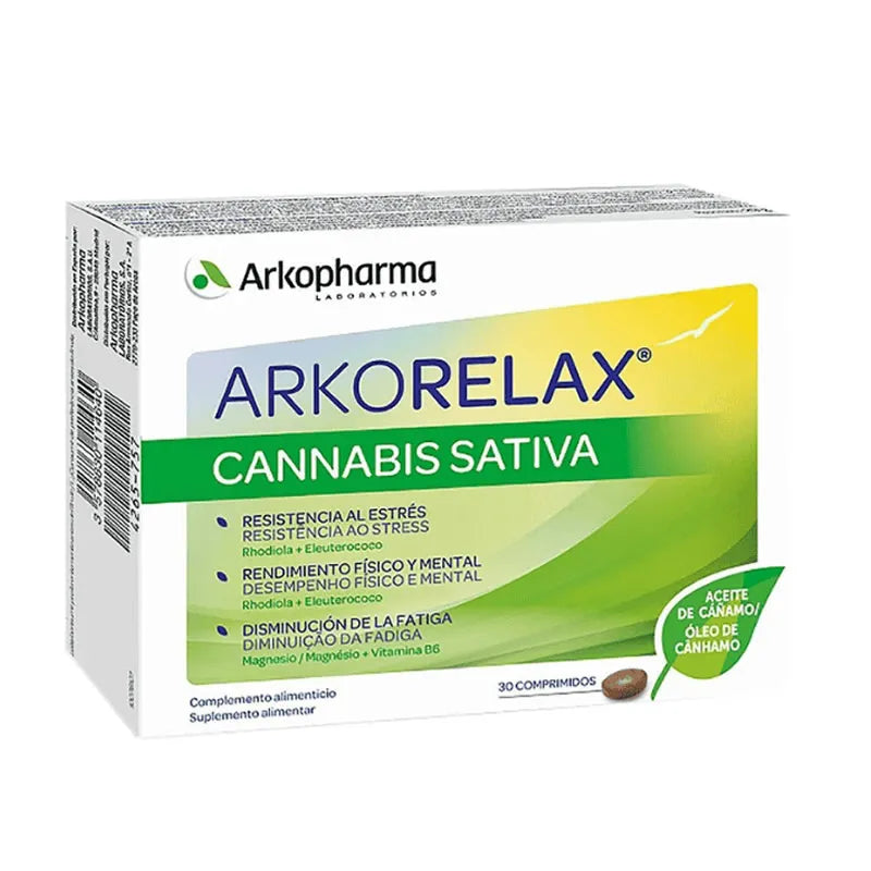 Arkopharma Cannabis Sativa 30 Compresse - Integratore Naturale