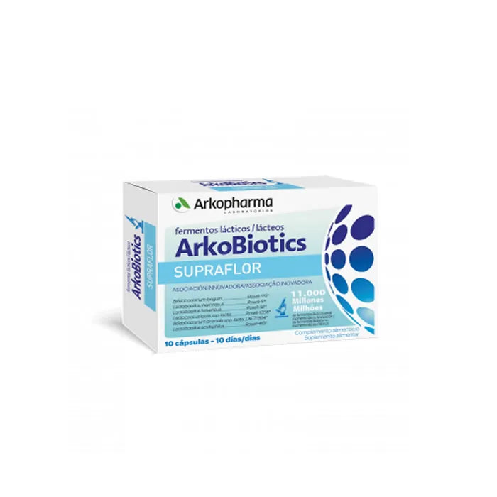Arkobiotics Supraflor 10 Capsule - Flora Intestinale