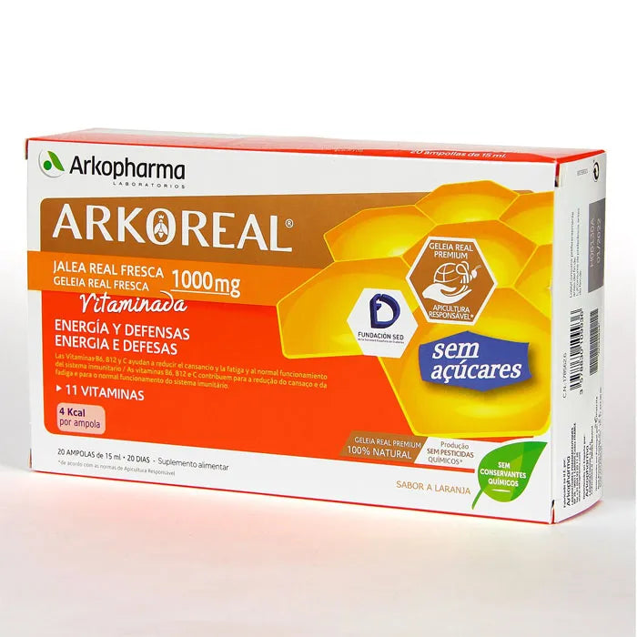 Arkopharma Arkoreal Pappa Reale 1000 mg 20 Fiale