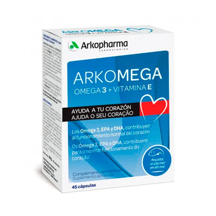 Arkopharma Arkomega Omega 3 - 45 Capsule per il Cuore