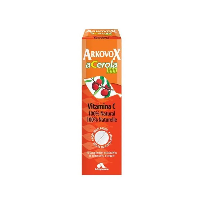 Arkopharma Arkovox Acerola 1000 - 15 Compresse Masticabili