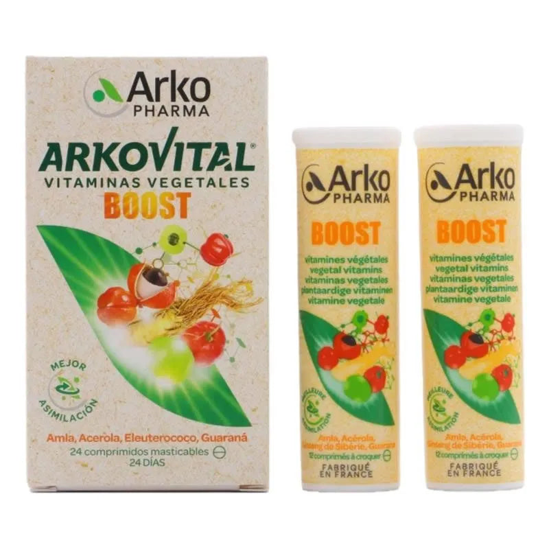 Arkovital Vitamine Vegetali Boost 24 Compresse - Energia Naturale
