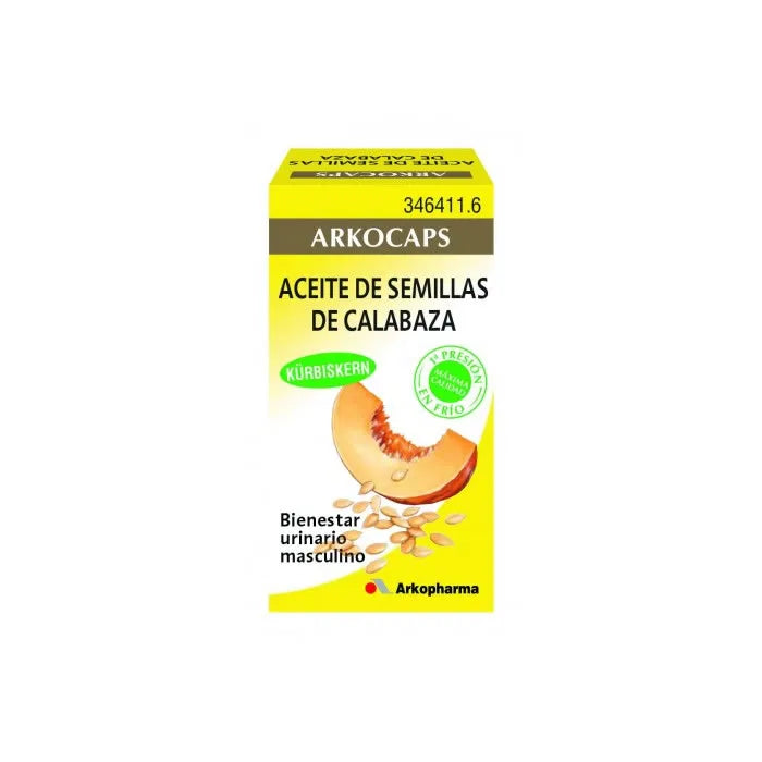 Arkocapsulas Olio di Semi di Zucca 50 Capsule - Benessere Naturale
