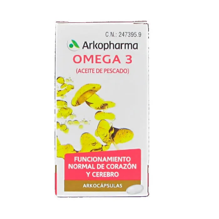 Arkopharma Omega 3 50 Capsule - Integratore per Cuore e Cervello